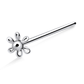 Spiral Flower Shaped Straight Nose Stud NSKA-25B